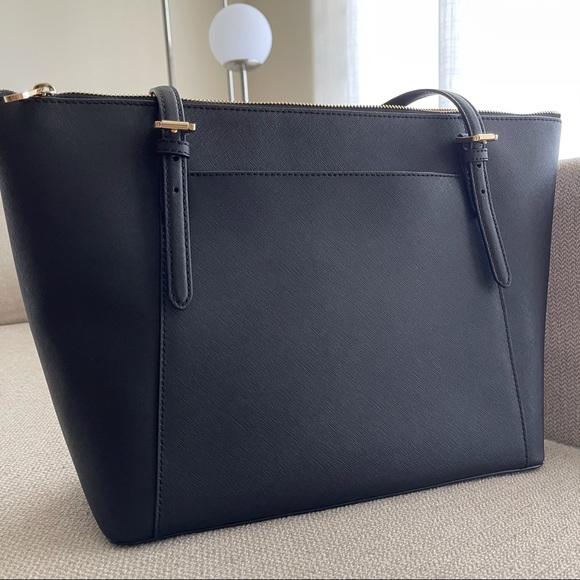 Michael Kors MK Ciara Large Black Tote Bag - Picture 3 of 11